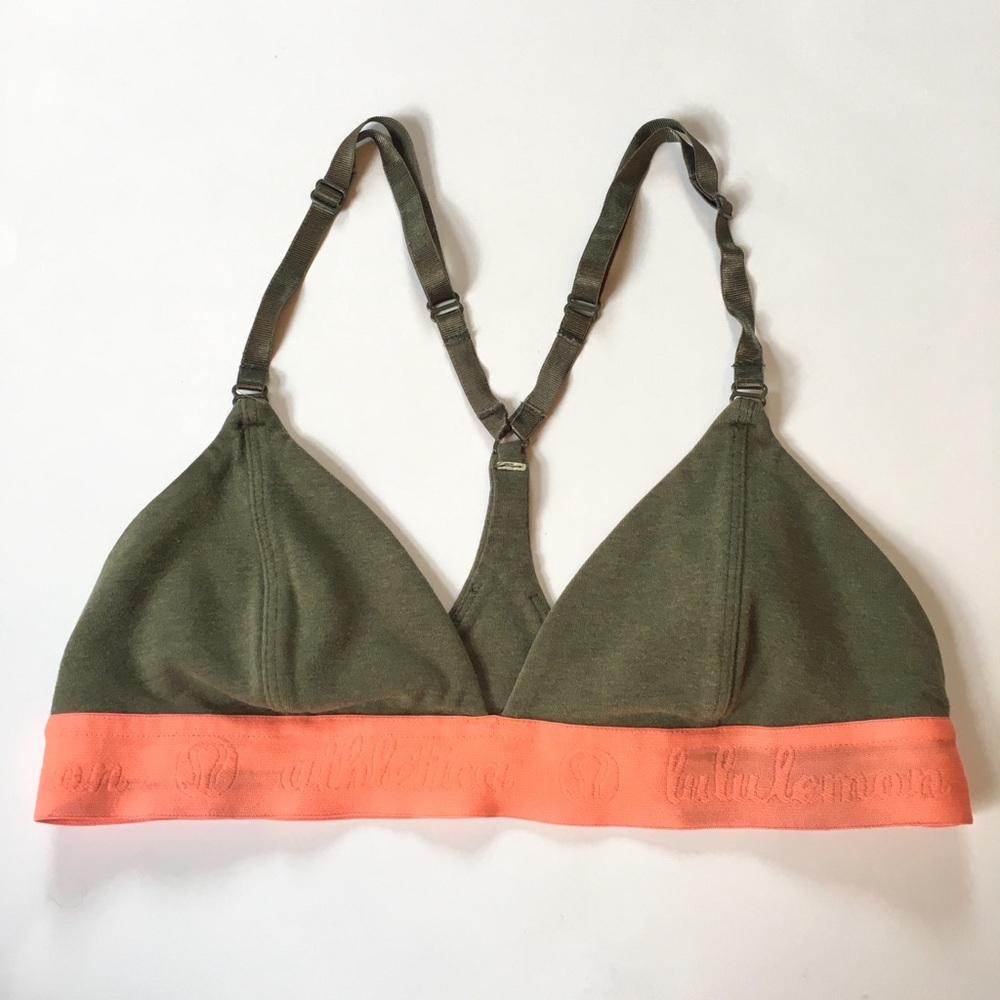 Lululemon triangle adjustable sports bra small s